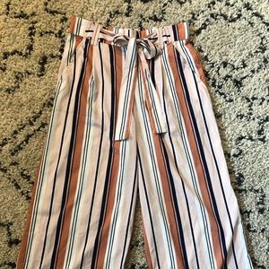 Striped Zara Crop Pants